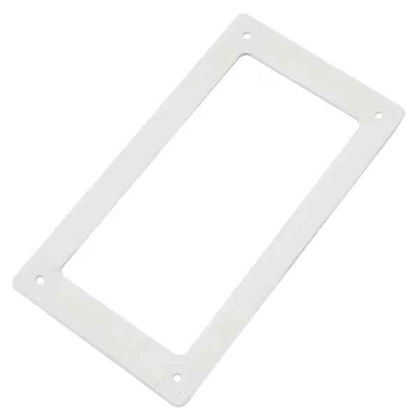 Joint MCZ 220x120x4mm, white ceramic felt gasket for pellet stoves.