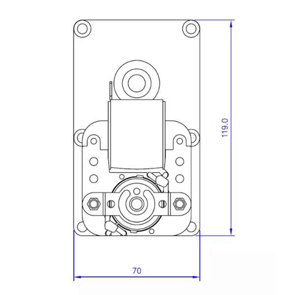 Motoréducteur pour poêle à granulés ROWI