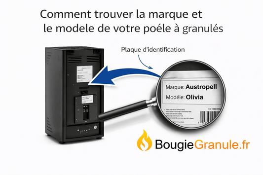 Comment trouver la marque et le modèle de votre poêle à granulés avec plaque d'identification