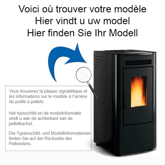 Austropell - Bougie résistance d'allumage pour poêle à granulé