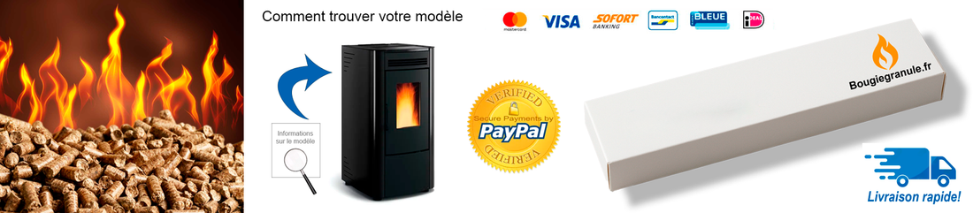 Bougies d’allumage Arce pour poêles à granulé