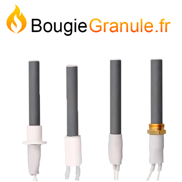 Bougie résistance d'allumage céramique pour poêle à granulé