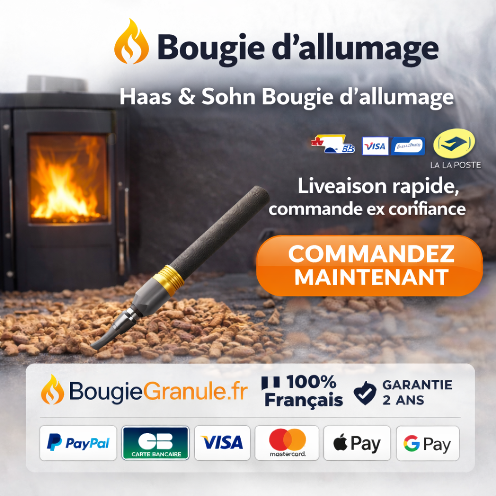 Haas & Sohn Bougie d`allumage pour poele granule pellets