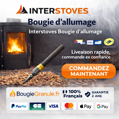 Bougie résistance d'allumage céramique pour Interstoves poêle à granulé