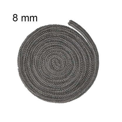Corde en fibre de verre 8 mm, résistante à la chaleur, longueur 2 mètres pour étanchéité durable.